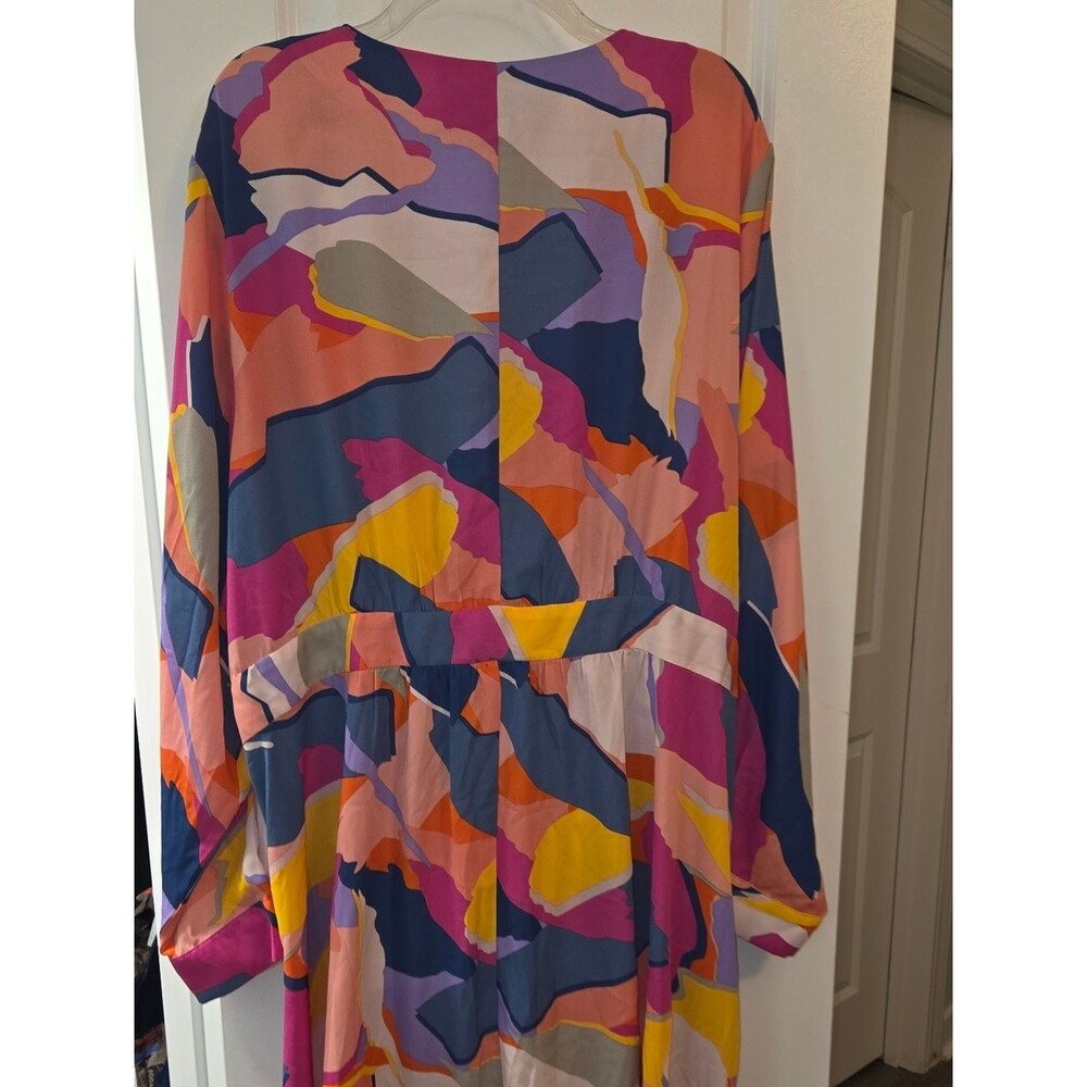 City Chic Gianna Bold Wrap Style Blouse - Picture 13 of 15